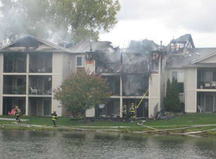 apartment fire