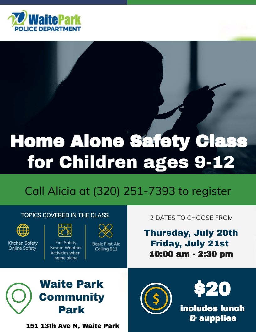 Home-Alone-Class-Flyer 2023 FB
