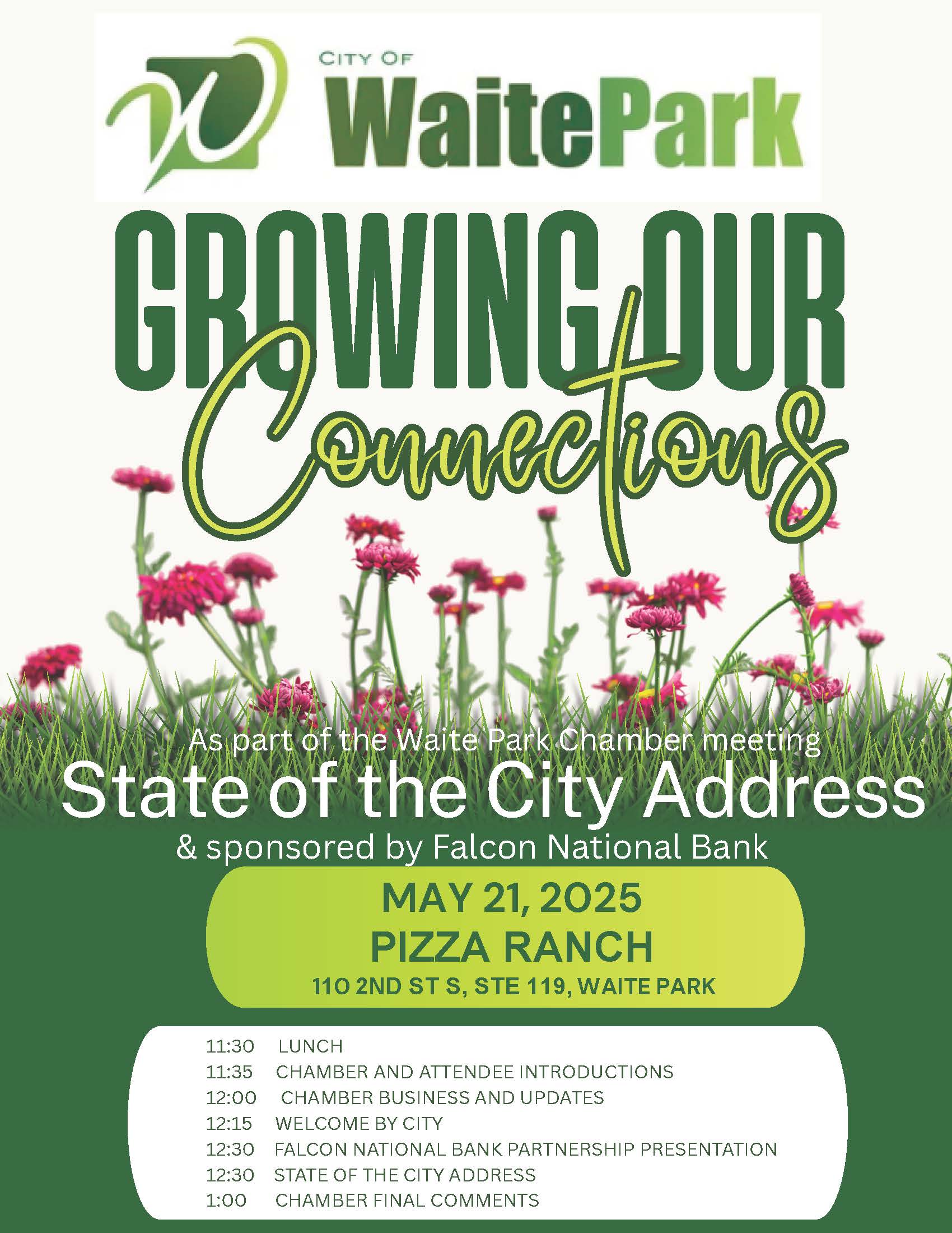 2025 State of the City Address Flyer