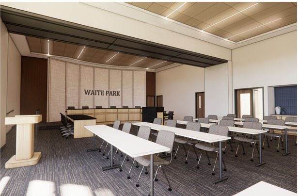 Concept drawing of the Meeting / Multi-Purpose Room