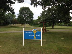 Lions Park Sign