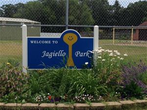 Jagiello Park Sign