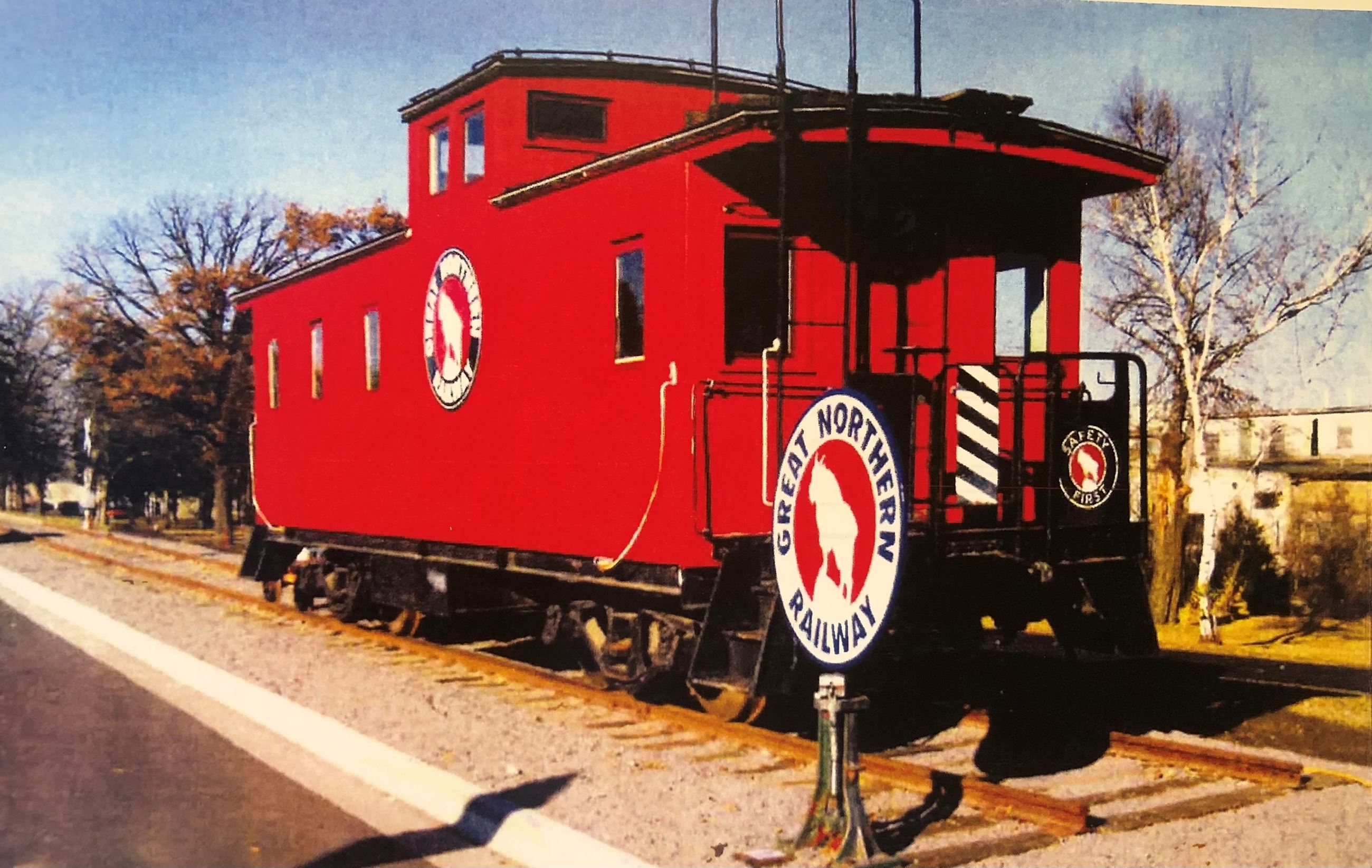 Red Caboose at the railroad museum